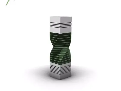 Grasshopper  EX  34  Twist  Contour 3D model