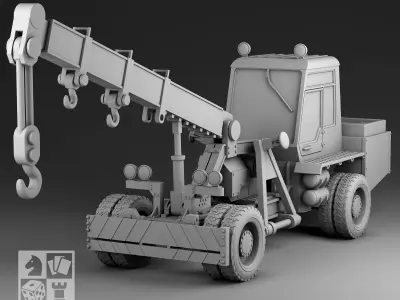 lifting crane 3D print model