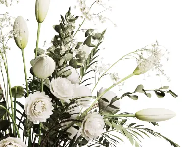 Plant Bouquet 020 3D model