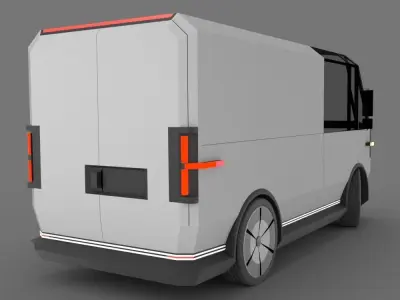 Canoo MPDV 2 Low-poly 3D model