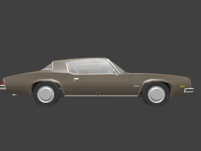 Mid 70s Pony Car 3D model