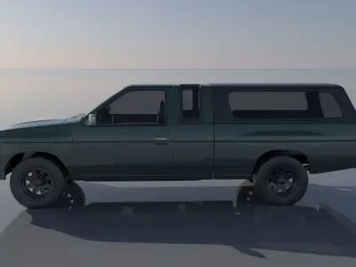 Nissan Hardbody D21 Extended Cab 1994 3D print model