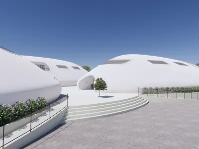 Office Gallery Of The Singkawang Planning Gallery 3D model