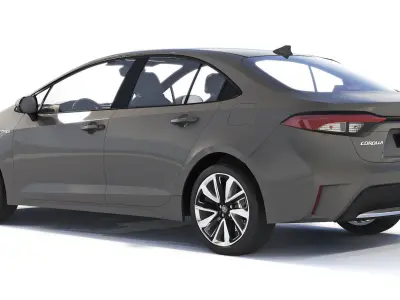 Toyota Corolla Hybrid 2020 3D model