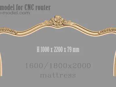 Bed Luxury  3D model