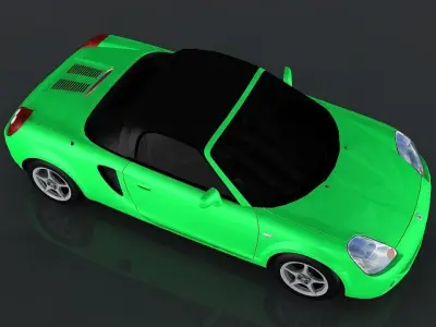 toyota mr-s Low-poly 3D model