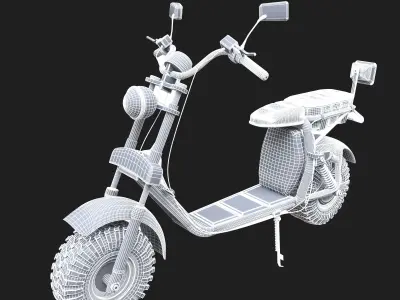 motorcycle harleydavidson 3D model