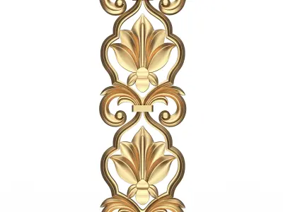 Ornament Element Molding 018 Low-poly 3D model