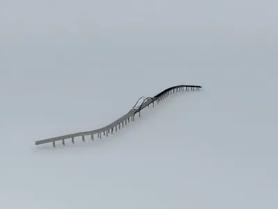 Taoyuan Dasi Down Tianjin Bridge Kanjin Bridge, Taoyuan, Taiwan Free 3D model