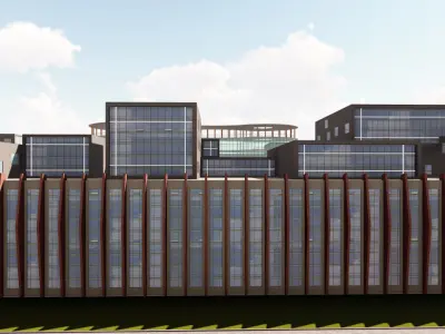 University - Revit and Lumion 3D model