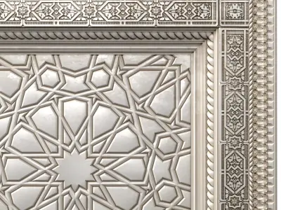 Arabic Oriental Classic Ceiling 3D model