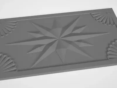 star STL model 3D model