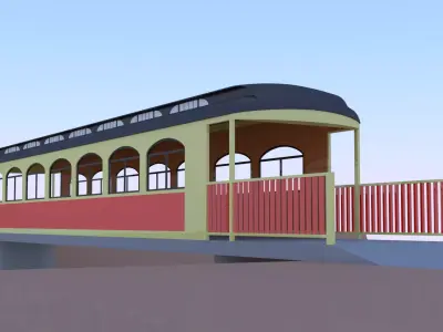 Old tram bridge 3D model