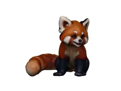 Panda Low-poly 3D model buy
