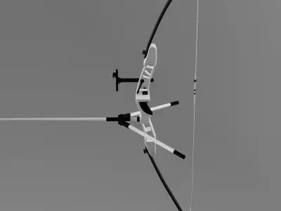 Olympic recurve bow  Free 3D model
