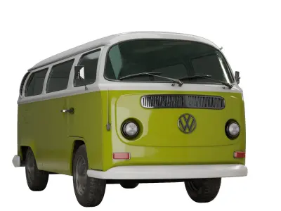 Volkaswagen T2  3D model
