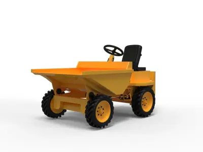 Thwaites 2 tone Dumper Truck 3D print model