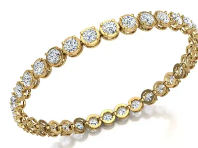 Tennis Bracelet 632036 3D print model