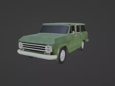 Chevrolet Veraneio Low-poly 3D model