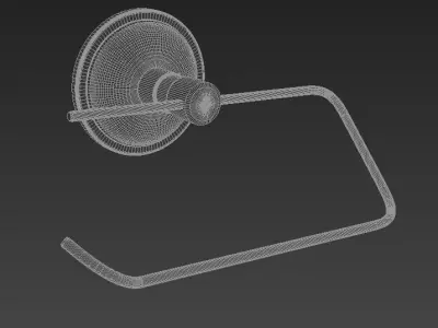 Weasel Paper Holder Capless 3D model