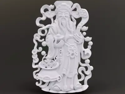 Old Trader Relief 3D print model