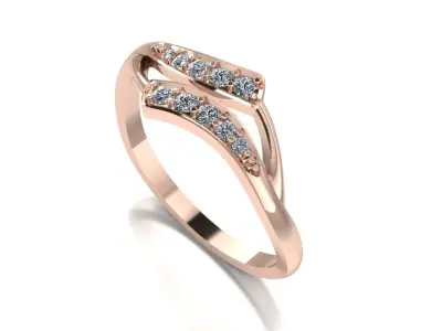 Women Ring 3D print model 21