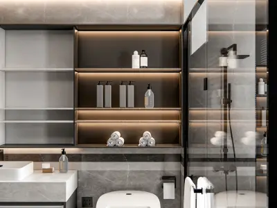 Bathroom 13 3D model