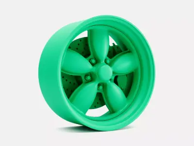 15x7 Daisy Wheel and Brake 3D print model