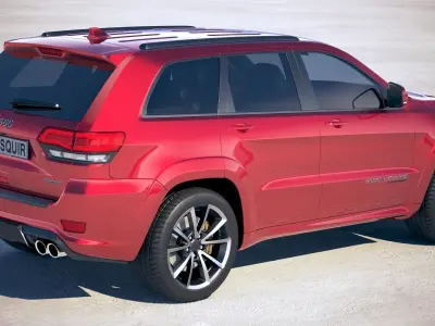 Jeep Grand Cherokee TrackHawk 2018 3D model