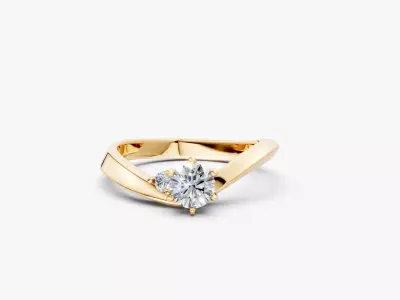 ENGAGEMENTRING RJ01 3D print model