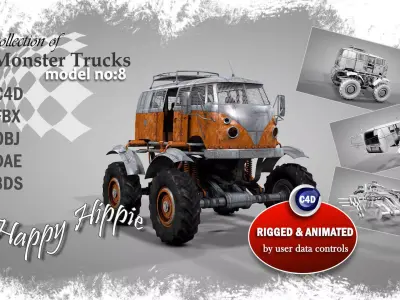 Monster Truck 8 3D model
