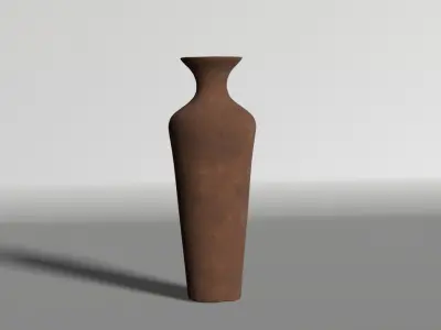 Terracotta pots with cracks  Free 3D model