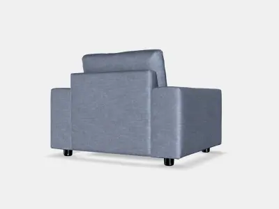 VIMLE Armchair 8 Low-poly 3D model