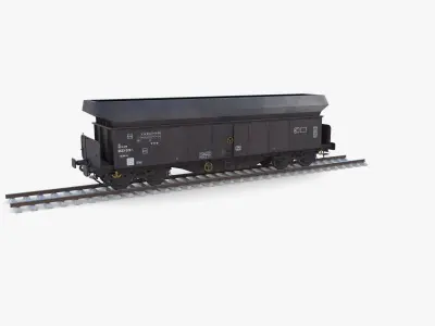 CFR Fals Self Discharger Rail Car v1 3D model