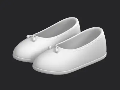 Shoes Cartoon 3D model