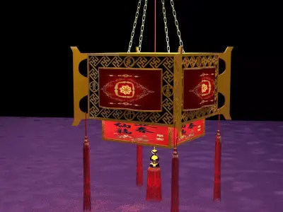 Chinese palace lantern  3D model