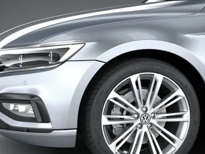 Volkswagen Passat Variant 2020 3D model