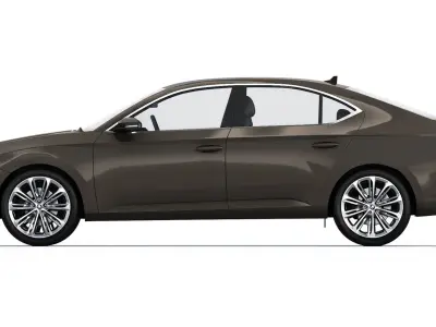 Skoda Superb iV 2020 3D model
