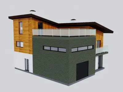  Residential house 3D model