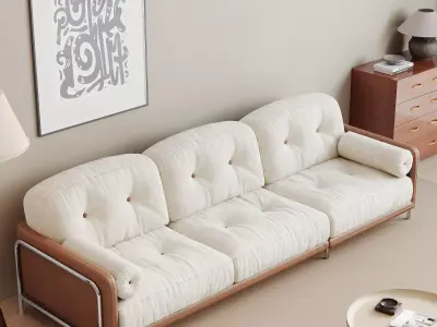 Interior Scene Japandi - 3d Model - Lighting 3D model