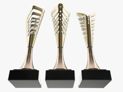 Cup trophy 09 3D model