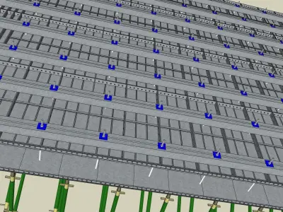 Aluminum Wall Formwork 3D print model
