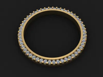 36mm Rolex Compatible Diamond Bezel 1-5ct 3D print model