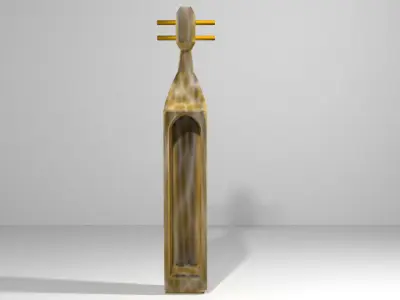 Musical Instrument Sape 3D model