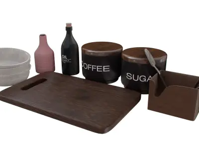 Kitchen Kit 04 3D model