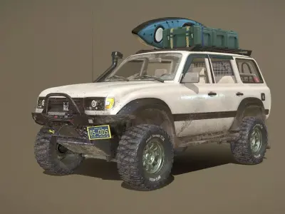 a-land-explorer Low-poly 3D model