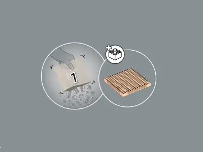 TwindBricks3D - 31208 Hokusai - The-Great-Wave 3D print model