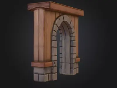 Archway Mystery Low-poly 3D model