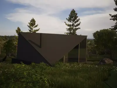 Triangle House Revit model 3D model