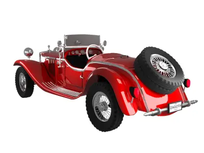 alfa romeo zagota classic 3D model